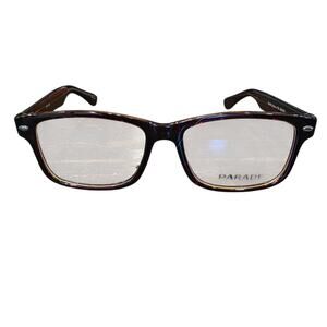 Parade Q-Series 1718 Brown Eyeglass Frames 53-17-145 Full Rim NWOT